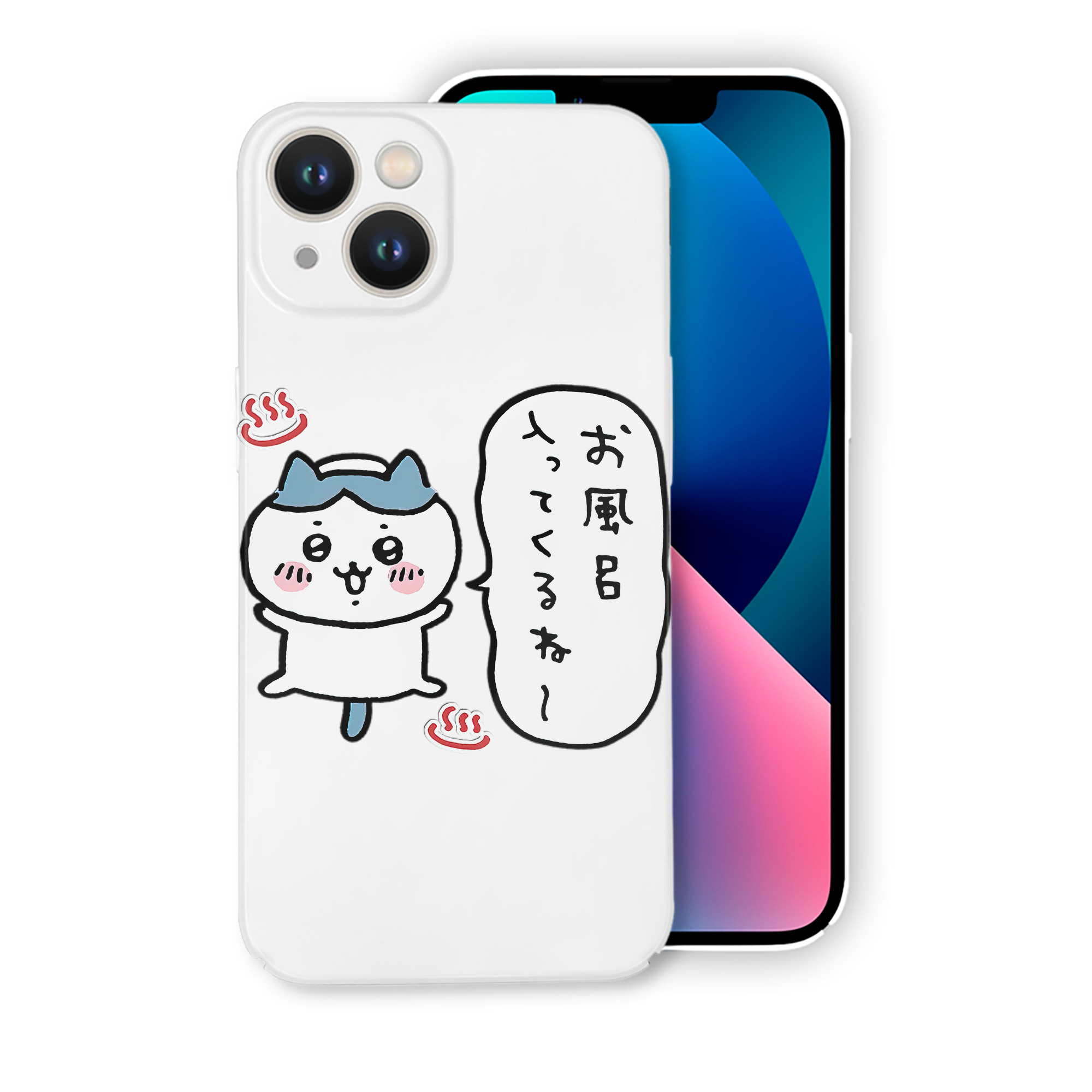 （画像用） ちいかわ ハチワレ Chii-kawa hachiware 【iPhone 14シリーズ対応】ハードケース